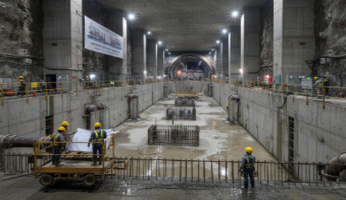 Ishigami River Upper Reservoir Underground Regulating Pond Construction...